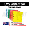 Yellow Arrow Key Tags