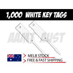 White self locking arrow key tags